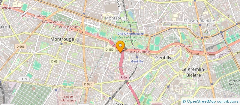 localisation de l'entreprise MONSIEUR RAMON DA SILVA MOREIRA  GENTILLY