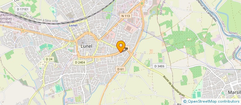 localisation de l'entreprise MONSIEUR RAMON GABARRE  LUNEL