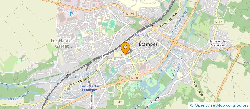 localisation de l'entreprise MONSIEUR RAMON LABBE GONZALEZ à ETAMPES