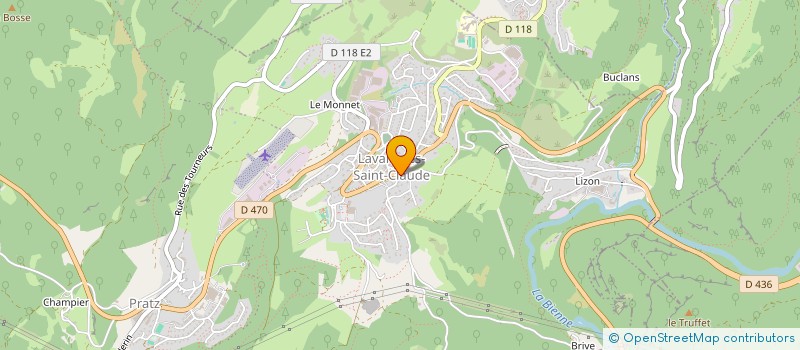 localisation de l'entreprise MONSIEUR RAMON LACROIX  LAVANS-LES-SAINT-CLAUDE