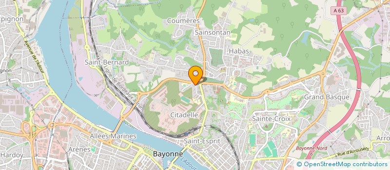 localisation de l'entreprise MONSIEUR RAMON LAYZELLE à BAYONNE