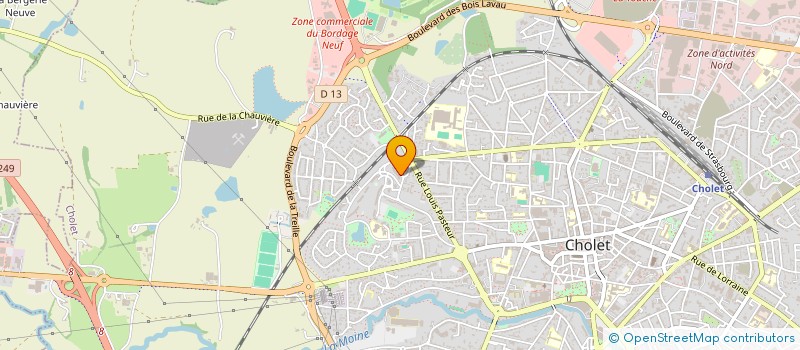 localisation de l'entreprise MONSIEUR RAMOS DE SOUZA  CHOLET