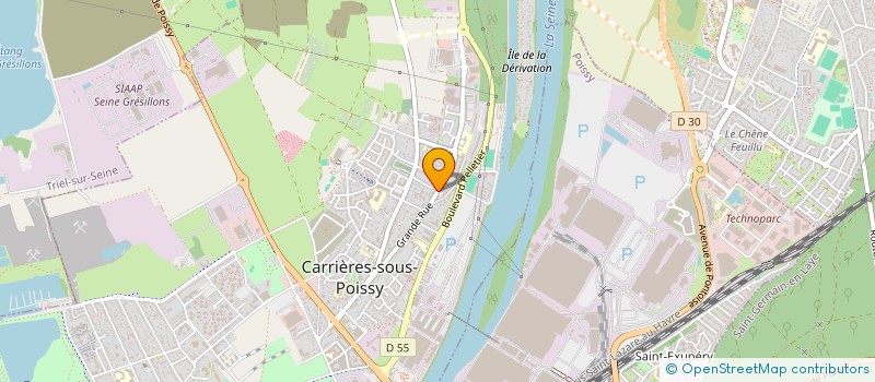 localisation de l'entreprise MONSIEUR RAMOS FIGUEIRA à CARRIERES-SOUS-POISSY