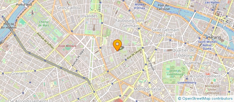 localisation de l'entreprise MONSIEUR RAMSAY RAWSON  PARIS