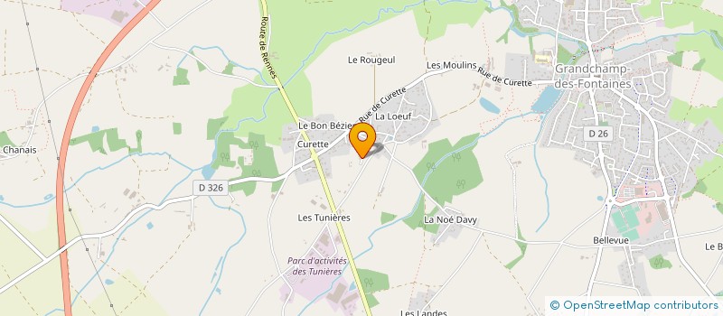 localisation de l'entreprise MONSIEUR RAMSI BOUZAIANE  GRANDCHAMP-DES-FONTAINES