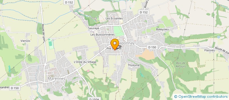 localisation de l'entreprise MONSIEUR RAMSI GASMI  CHAPONNAY