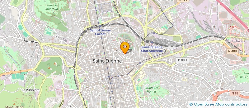 localisation de l'entreprise MONSIEUR RAMTANE CHABANA  SAINT-ETIENNE