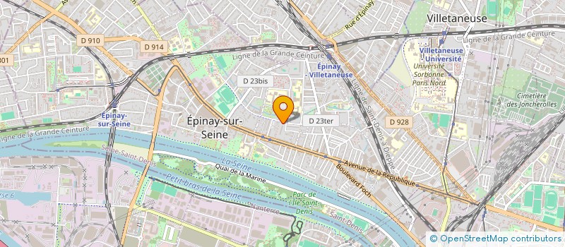 localisation de l'entreprise MONSIEUR RAMUNTCHO AYESTARAN à EPINAY SUR SEINE