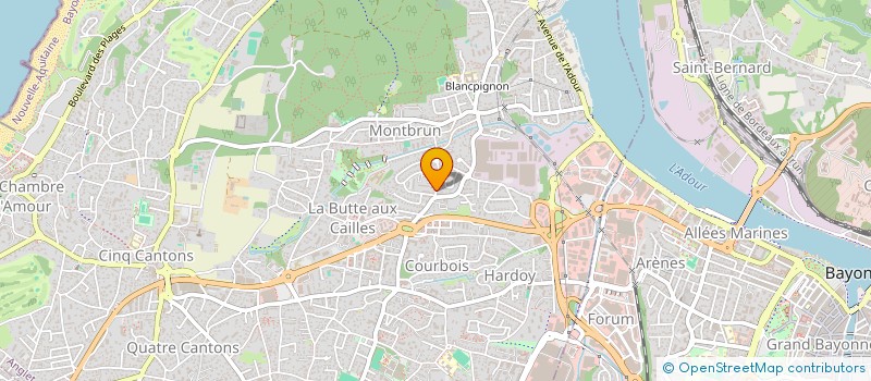 localisation de l'entreprise MONSIEUR RAMUNTCHO CLAUSELL  ANGLET