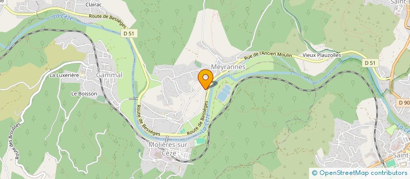 localisation de l'entreprise MONSIEUR RAMUNTCHO SCHOLL  MEYRANNES