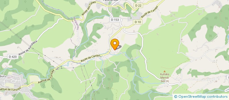 localisation de l'entreprise MONSIEUR RAMUNTXO LARZABAL à HASPARREN