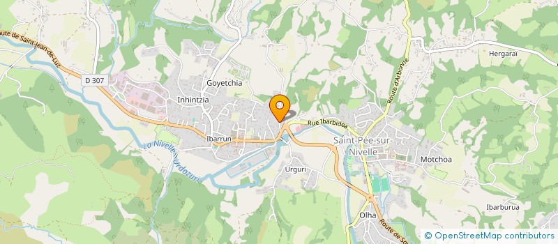 localisation de l'entreprise MONSIEUR RAMUNTXO SAUBABER à SAINT-PEE-SUR-NIVELLE