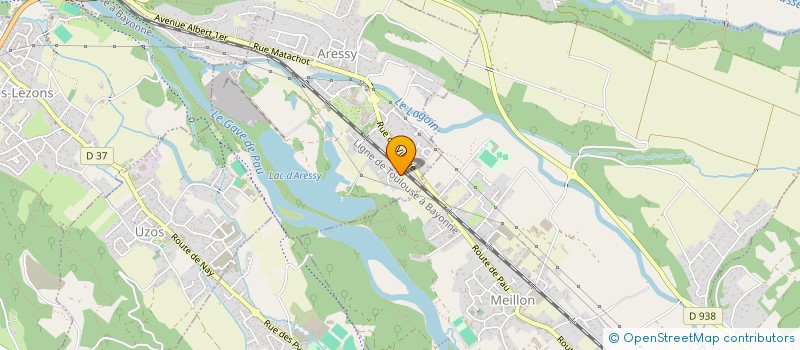 localisation de l'entreprise MONSIEUR RAMUNTXO URDANGARIN  ARESSY