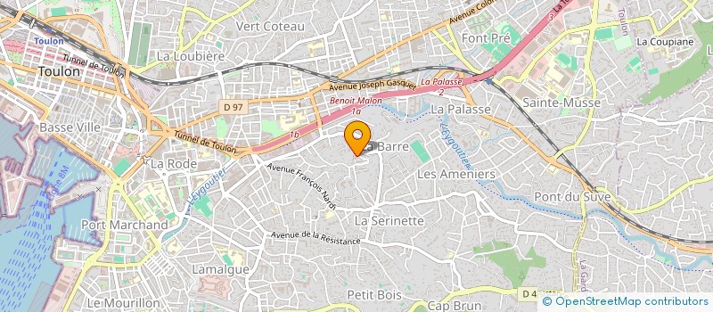 localisation de l'entreprise MONSIEUR RAMY AIT IDIR  TOULON