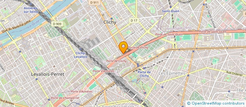 localisation de l'entreprise MONSIEUR RAMY ALLOUCHE  CLICHY