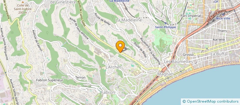 localisation de l'entreprise MONSIEUR RAMY BELGACEM  NICE