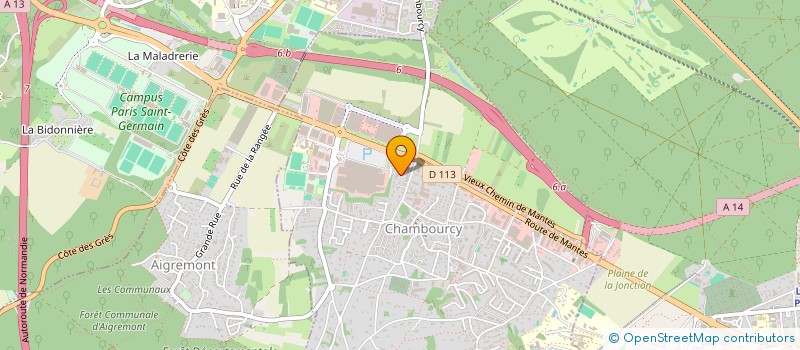 localisation de l'entreprise MONSIEUR RAMY ISKANDER  CHAMBOURCY