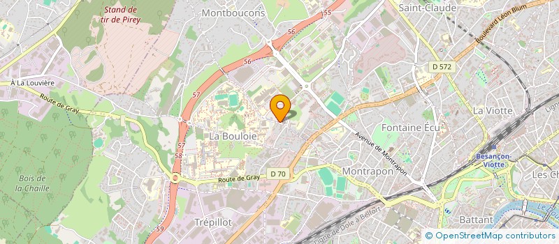 localisation de l'entreprise MONSIEUR RAMY OUAZENE à BESANCON