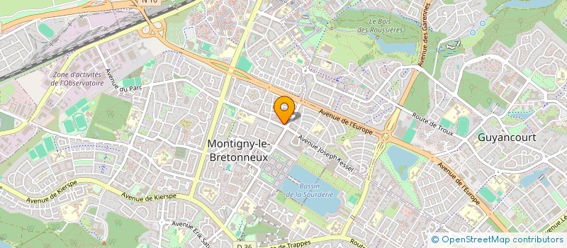 localisation de l'entreprise MONSIEUR RAMY OUBIBET à MONTIGNY-LE-BRETONNEUX