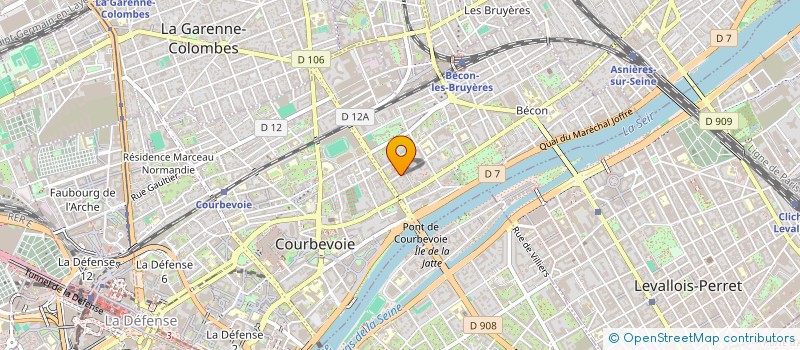 localisation de l'entreprise MONSIEUR RAMY SAYED AHMED à COURBEVOIE