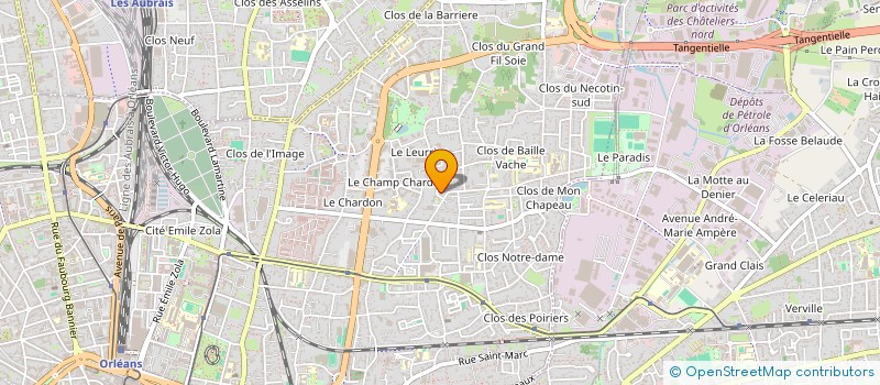localisation de l'entreprise MONSIEUR RAMZAN ABDOULAEV à ORLEANS
