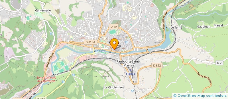 localisation de l'entreprise MONSIEUR RAMZAN DOKHTUKAEV  FIGEAC