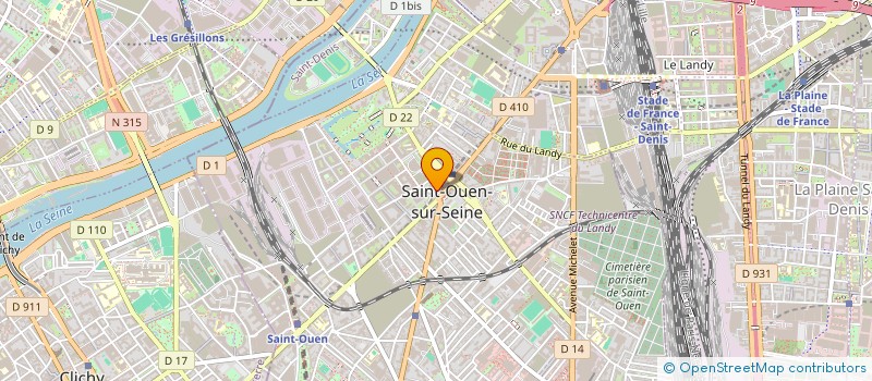 localisation de l'entreprise MONSIEUR RAMZAN ZADRAN  SAINT-OUEN-SUR-SEINE