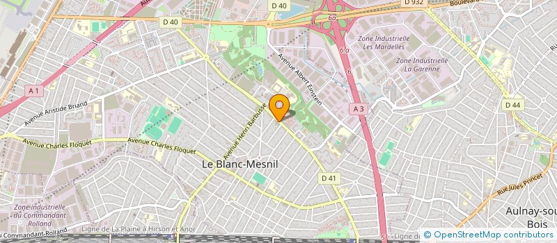 localisation de l'entreprise MONSIEUR RAMZEDDINE TALBI à LE BLANC-MESNIL