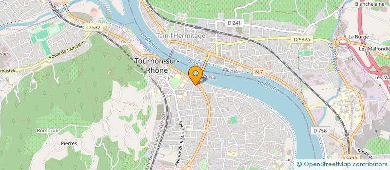 localisation de l'entreprise MONSIEUR RAMZI ABDELLAOUI  TOURNON-SUR-RHONE