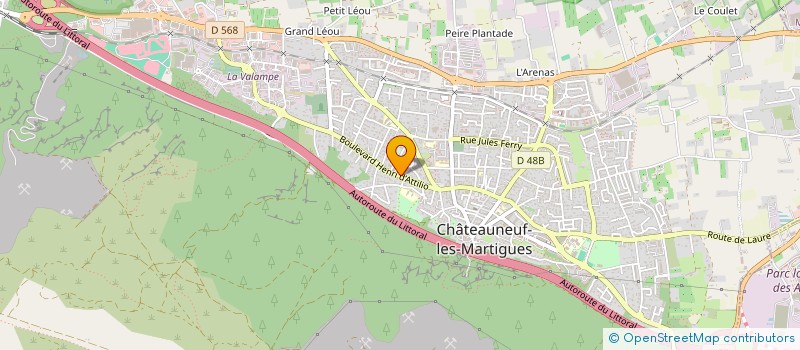 localisation de l'entreprise MONSIEUR RAMZI ALI DJAAFAR  CHATEAUNEUF-LES-MARTIGUES