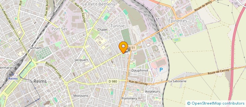 localisation de l'entreprise MONSIEUR RAMZI ALOUANE  REIMS