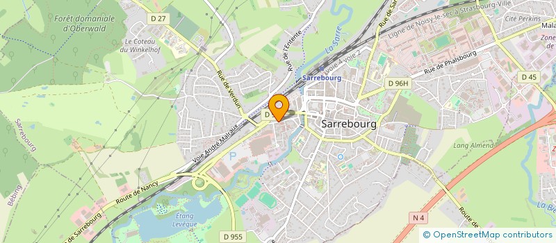 localisation de l'entreprise MONSIEUR RAMZI BARBANA  SARREBOURG
