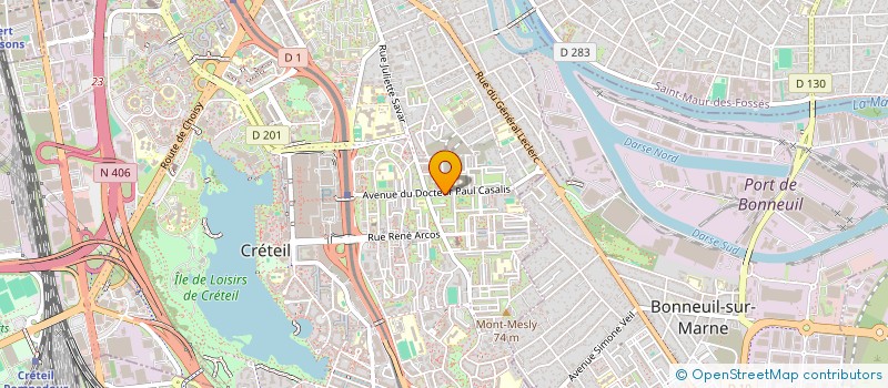 localisation de l'entreprise MONSIEUR RAMZI BEDRI  CRETEIL