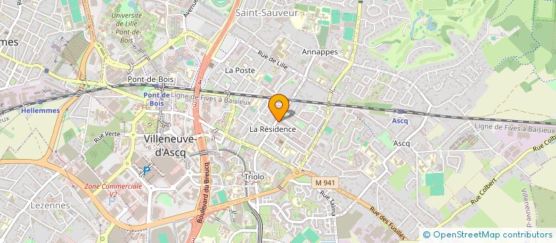 localisation de l'entreprise MONSIEUR RAMZI BELMIHOUB  VILLENEUVE-D'ASCQ