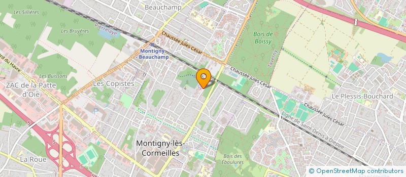 localisation de l'entreprise MONSIEUR RAMZI BEN AMOR  MONTIGNY-LES-CORMEILLES