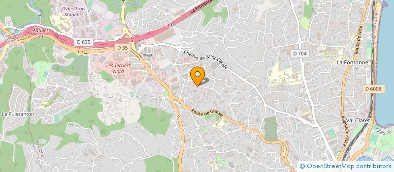 localisation de l'entreprise MONSIEUR RAMZI BEN M BAREK  ANTIBES