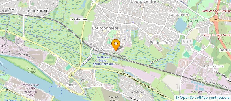 localisation de l'entreprise MONSIEUR RAMZI BEN REJEB  SAINT-HERBLAIN