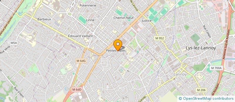 localisation de l'entreprise MONSIEUR RAMZI BENSBAA  ROUBAIX