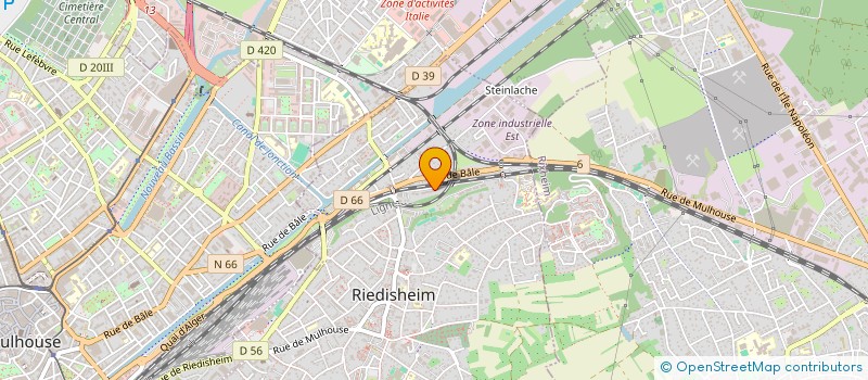 localisation de l'entreprise MONSIEUR RAMZI BOUCHENE  RIEDISHEIM