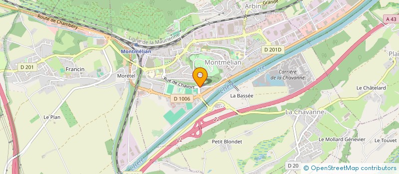 localisation de l'entreprise MONSIEUR RAMZI BOUJEMAA  MONTMELIAN