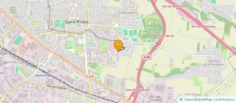 localisation de l'entreprise MONSIEUR RAMZI CHERIF  SAINT-PRIEST