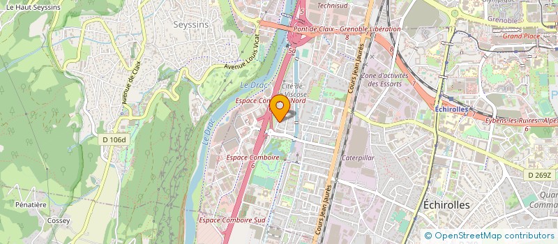 localisation de l'entreprise MONSIEUR RAMZI CHIHI  GRENOBLE