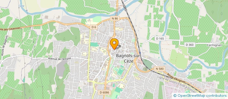 localisation de l'entreprise MONSIEUR RAMZI DHIB à BAGNOLS-SUR-CEZE