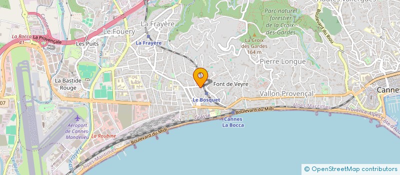 localisation de l'entreprise MONSIEUR RAMZI EL KEFI  CANNES