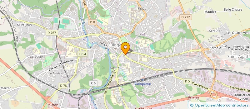 localisation de l'entreprise MONSIEUR RAMZI FAYDI  GUINGAMP