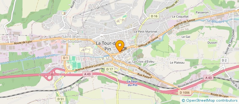 localisation de l'entreprise MONSIEUR RAMZI HARBAOUI  LA TOUR-DU-PIN