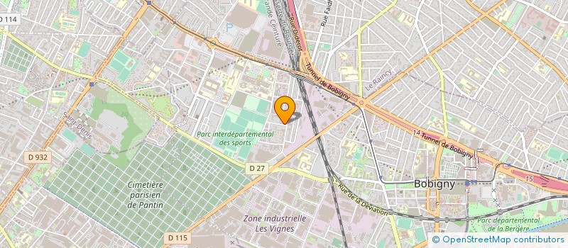 localisation de l'entreprise MONSIEUR RAMZI HEDHLI  BOBIGNY