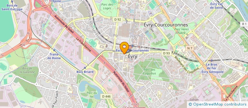 localisation de l'entreprise MONSIEUR RAMZI JELASSI à EVRY-COURCOURONNES