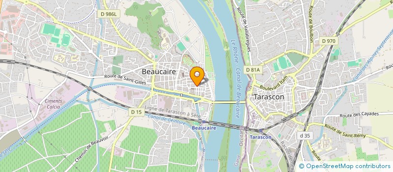 localisation de l'entreprise MONSIEUR RAMZI LAGHA  BEAUCAIRE