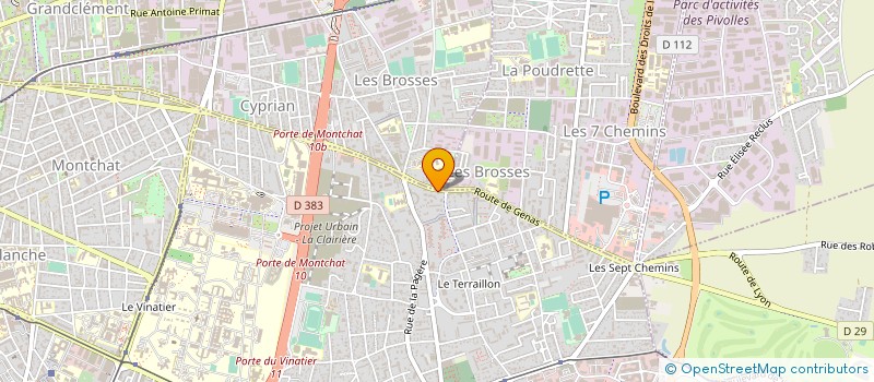localisation de l'entreprise MONSIEUR RAMZI MAKRANI à BRON